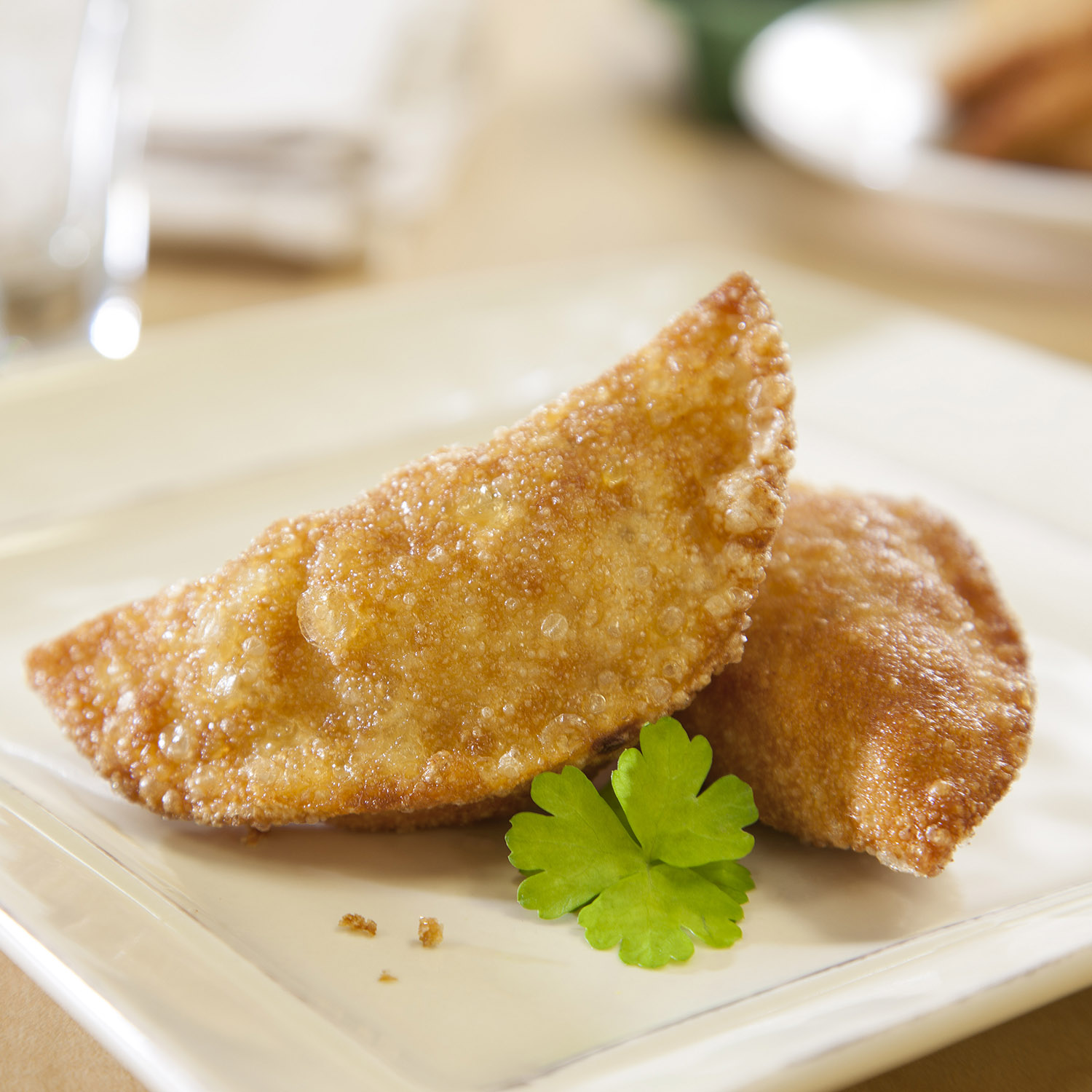 thumbnail image 2 of Maple Leaf Farms Duck Bacon & Sweet Corn Wontons - 7.5 Lb Case (100 Pieces) Frozen 2 of 10