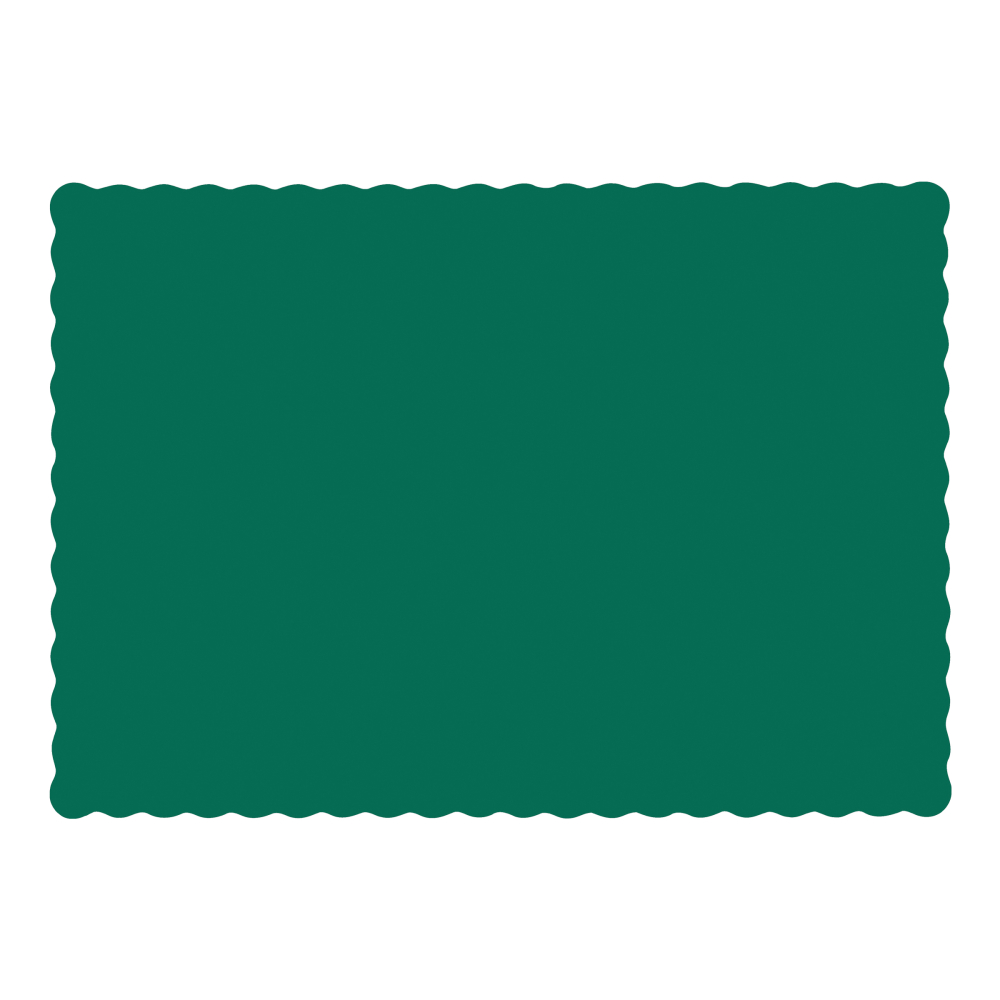 Smith Lee Econo Hunter Green Placemat, 9.75 X 13.75 Inch -- 1000 Per Case