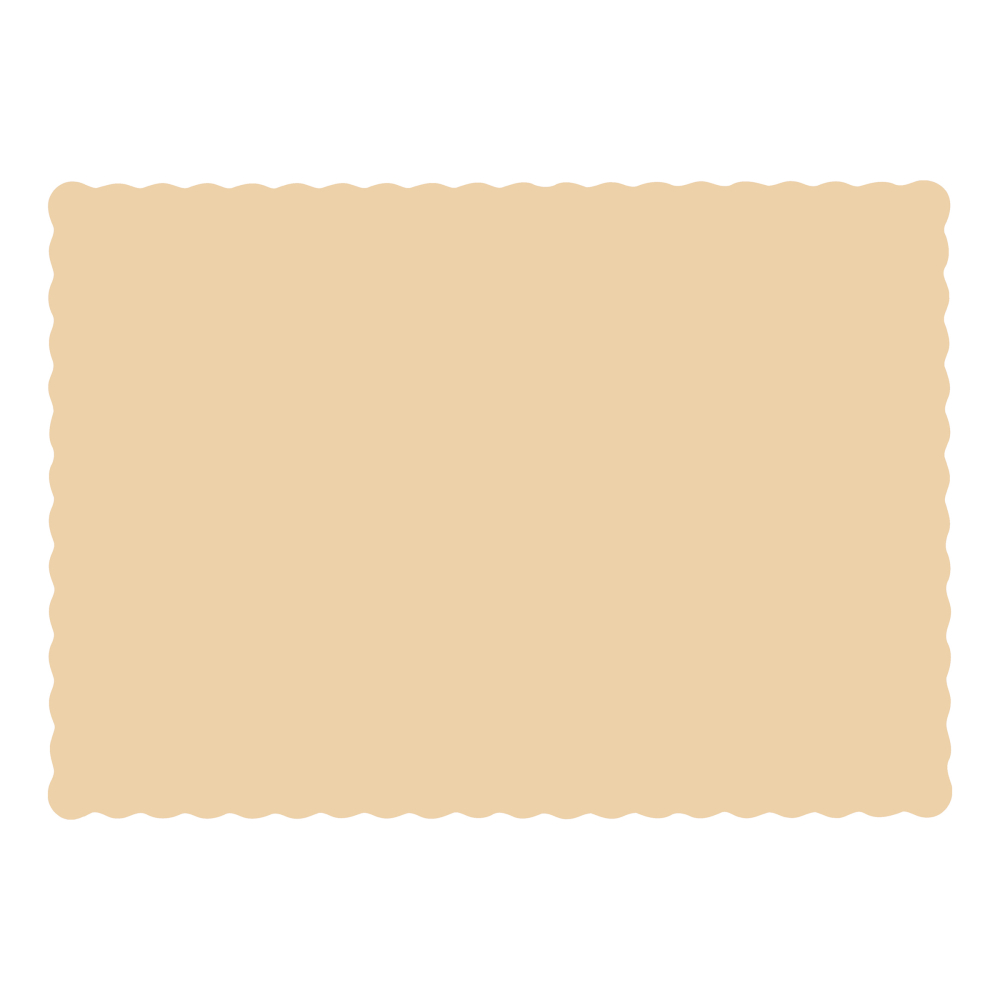 Smith Lee Beige Placemat, 9.75 X 13.75 Inch -- 1000 Per Case