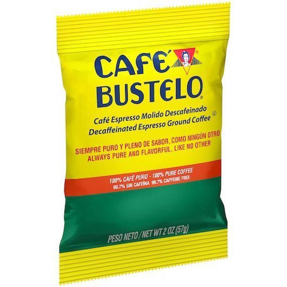 Cafe Bustelo Decaffeinated Ground Coffee Fraction Pack, 2 Oz -- 30 Per Case