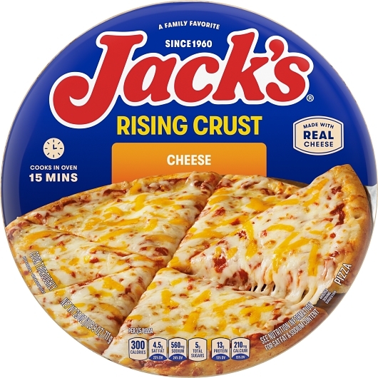 Jack's Naturally Rising Cheese Pizza, 25 Ounce -- 12 Per Case