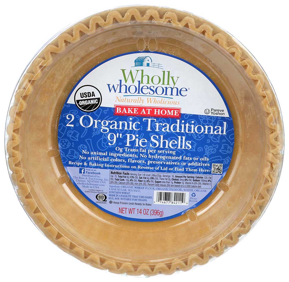 Wholly Wholesome Organic Traditional Pie Shell, 14 Ounce -- 12 Per Case