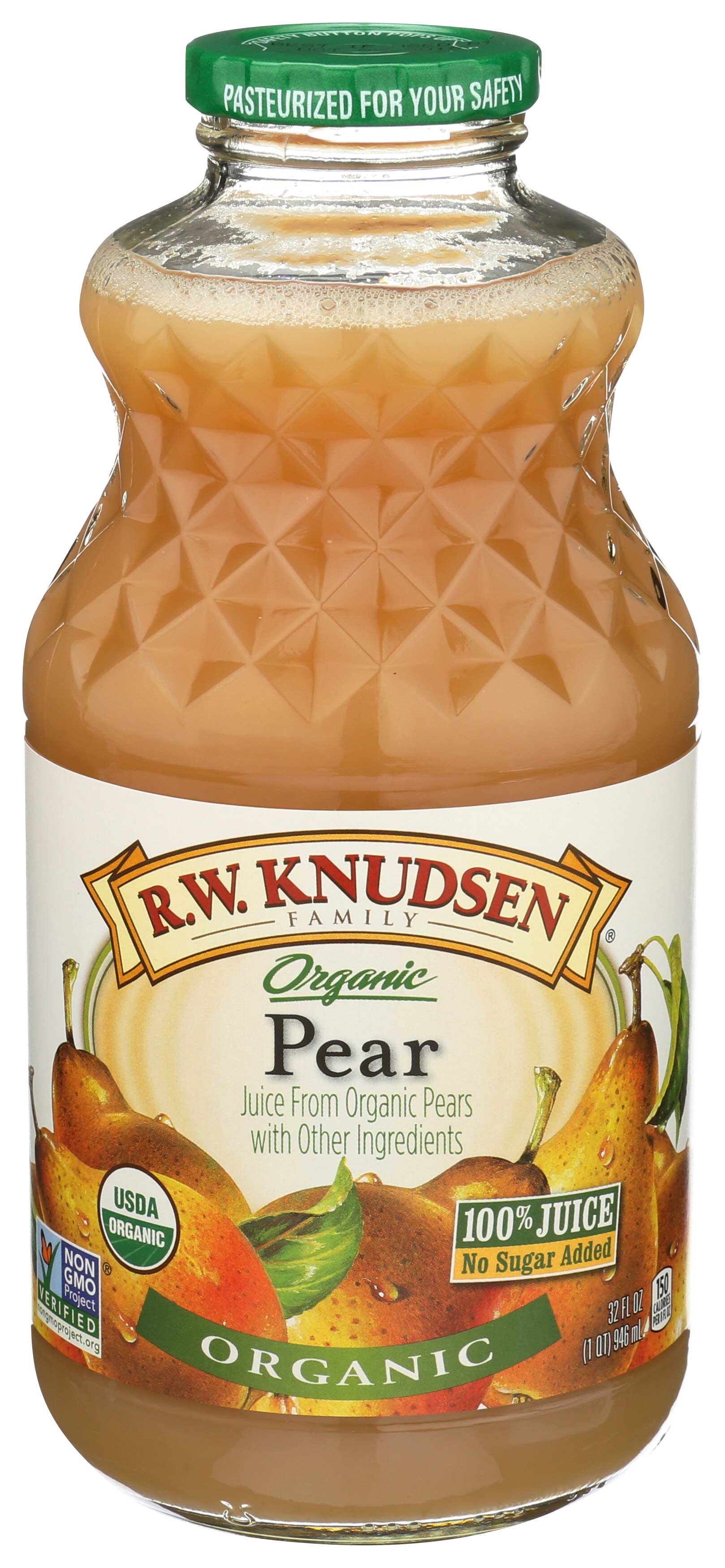 R.w. Knudsen Organic Pear Juice, 32 Fluid Ounce -- 6 Per Case