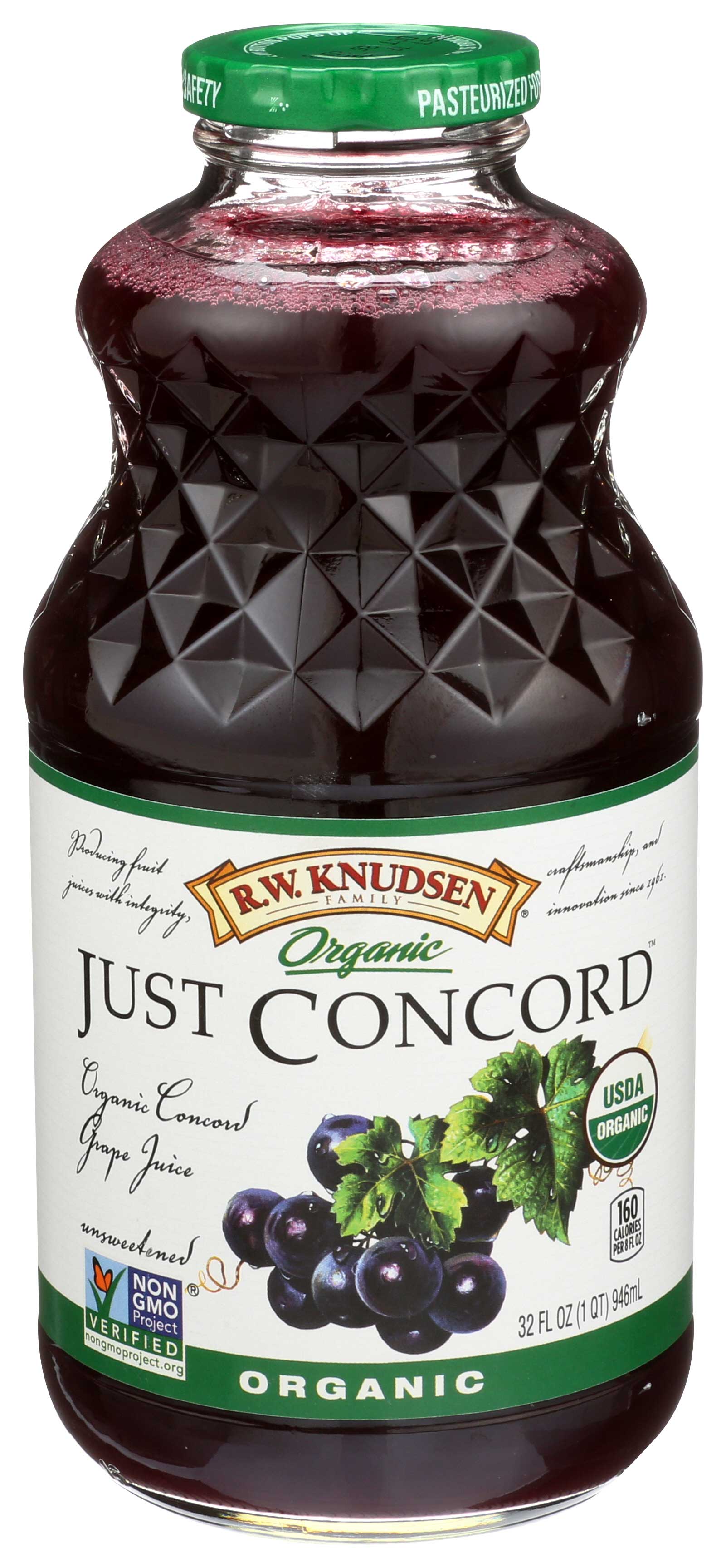 R.W. Knudsen Organic Just Concord Grape Juice Case | FoodServiceDirect