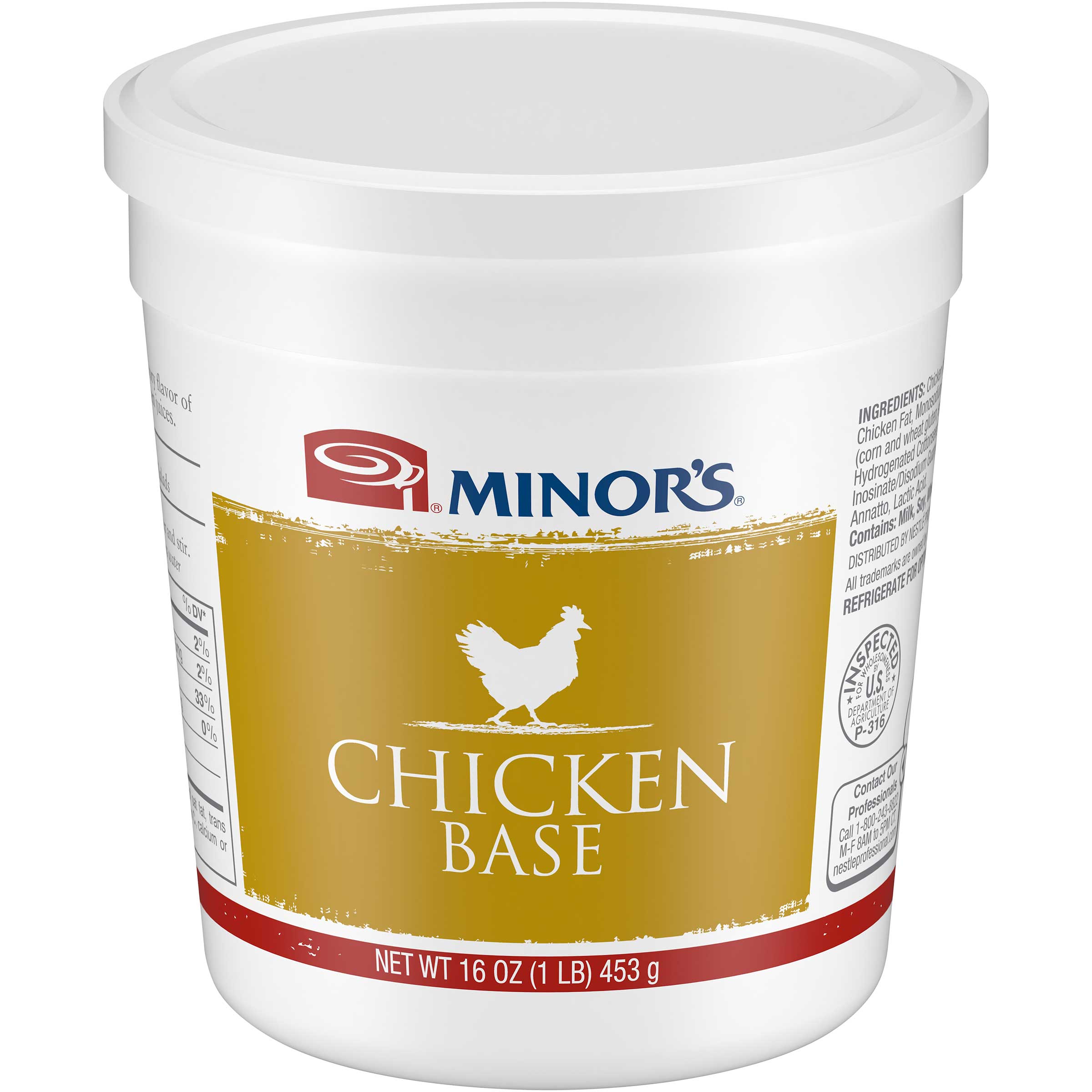 Nestle Minors Chicken Base, 1 Pound -- 12 per case.