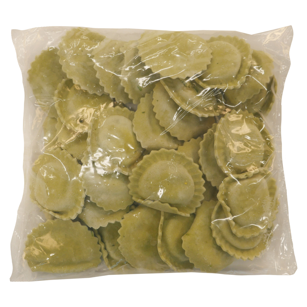 Seviroli Foods Large Round Spinach And Cheese Ravioli Pasta, 2.5 Pound -- 2 Per Case