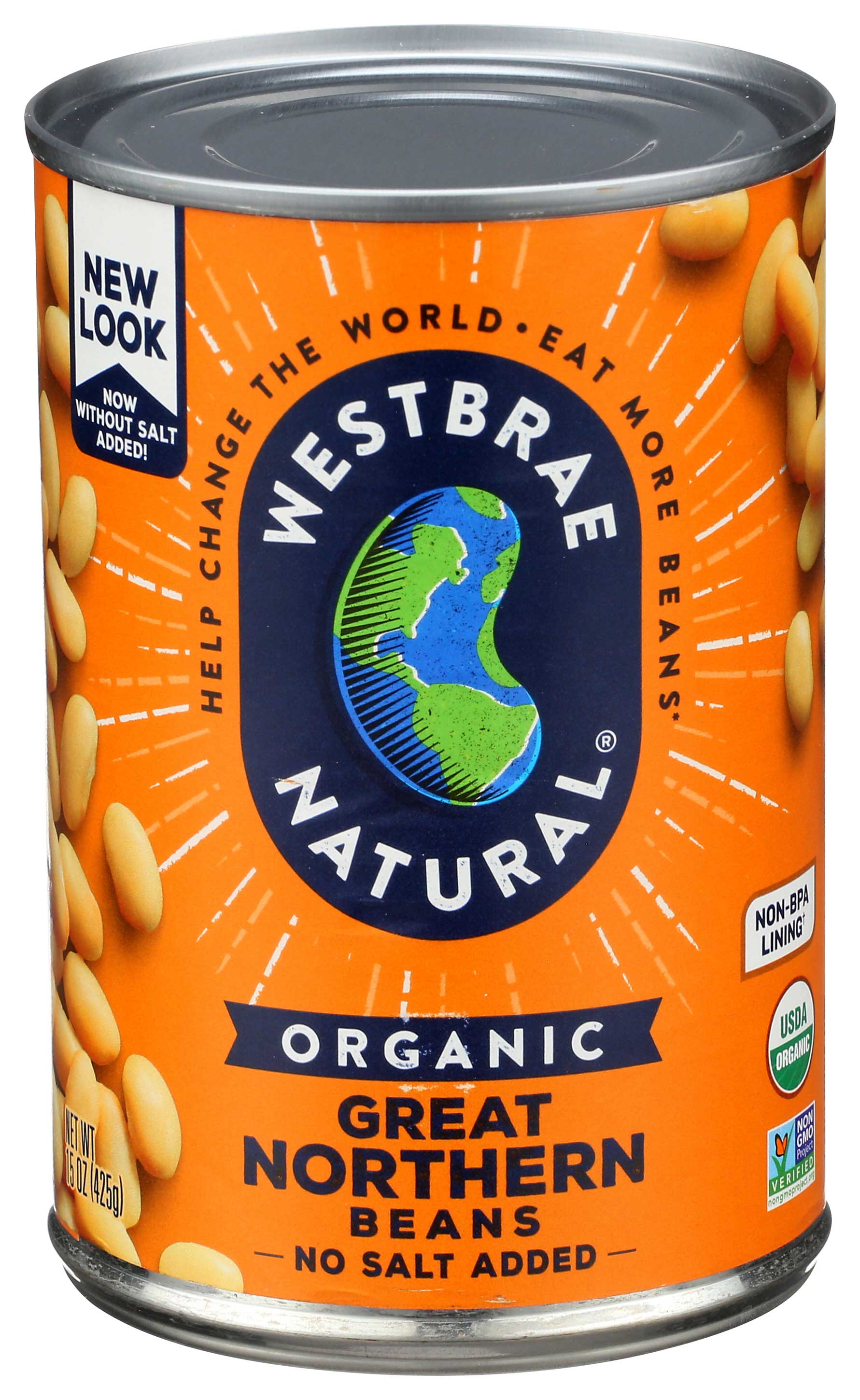 Westbrae Org Bean Gr North Ff, 15 Ounce -- 12 Per Case