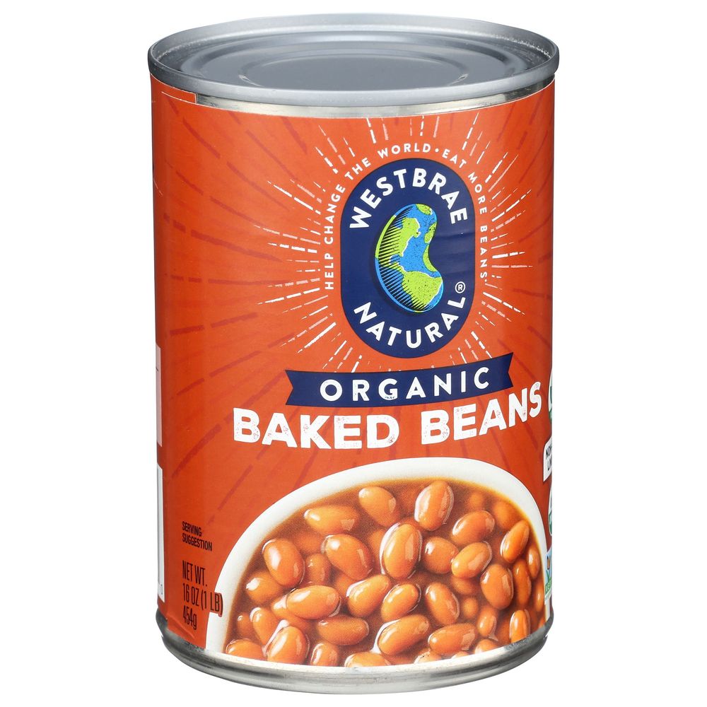 Westbrae Natural Organic Baked Beans, 16 Ounce -- 12 Per Case