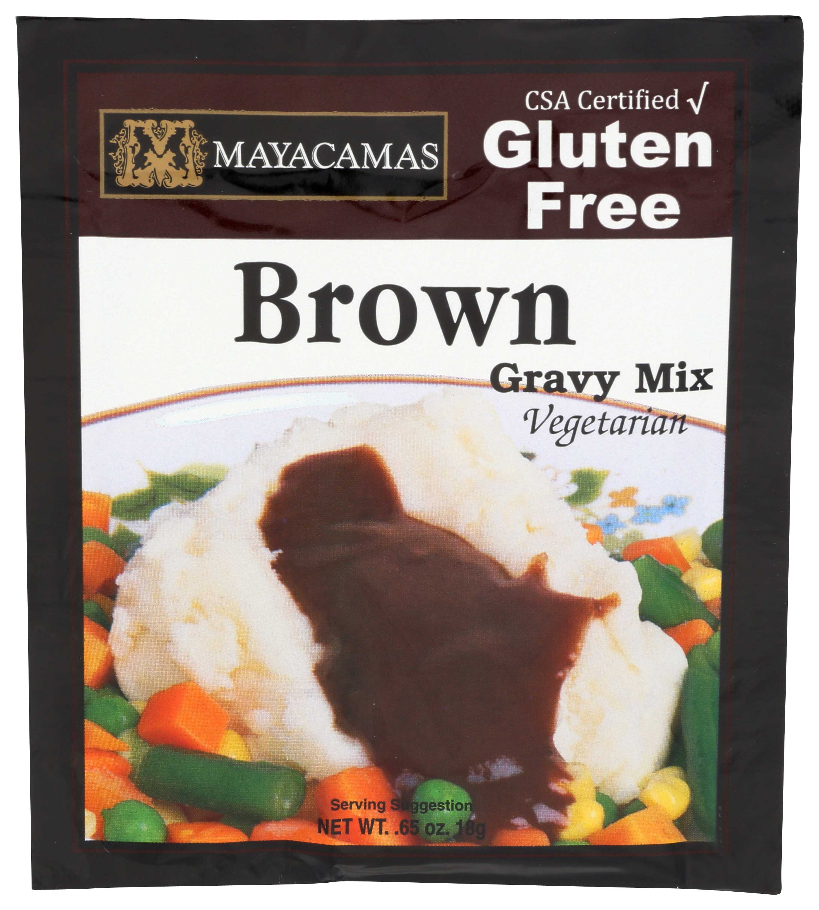 Mayacamas Brown Vegetarian Gravy Mix, 0.7 Ounce -- 12 Per Case