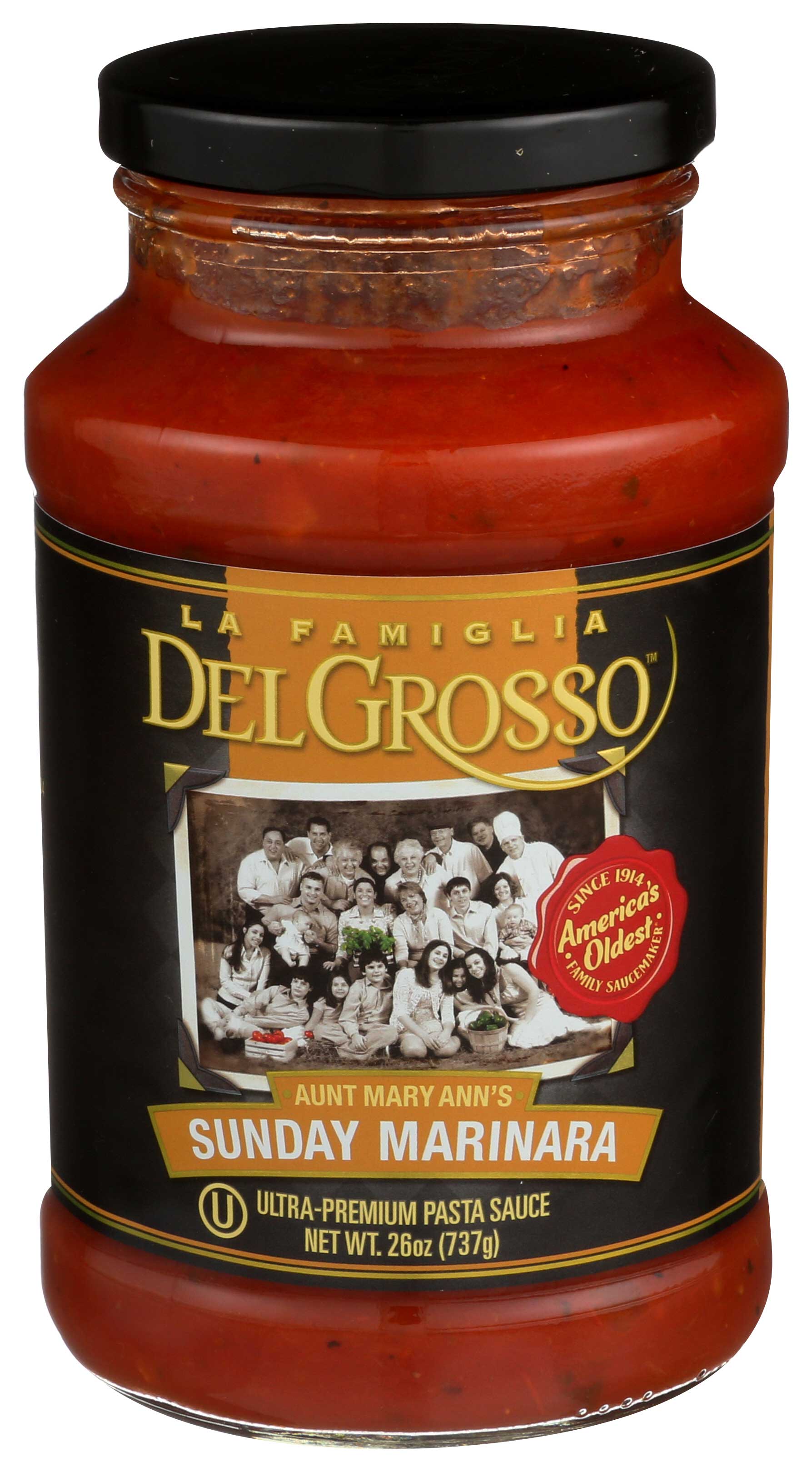 La Famiglia Delgrosso Marinara Sauce, 26 Ounce -- 6 Per Case