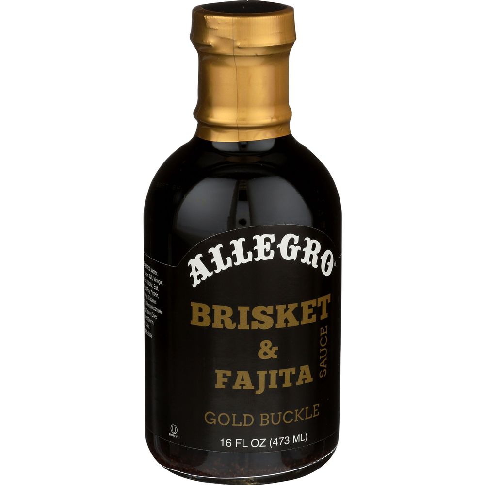 Allegro Gold Buckle Brisket And Fajita Sauce, 16 Ounce -- 6 Per Case