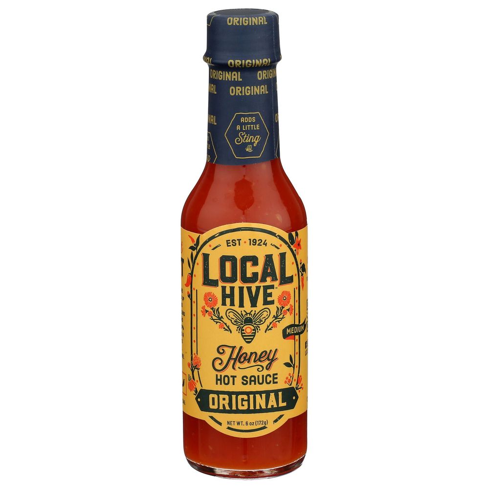 Local Hive Original Honey Hot Sauce, 6 Fluid Ounce -- 12 per case