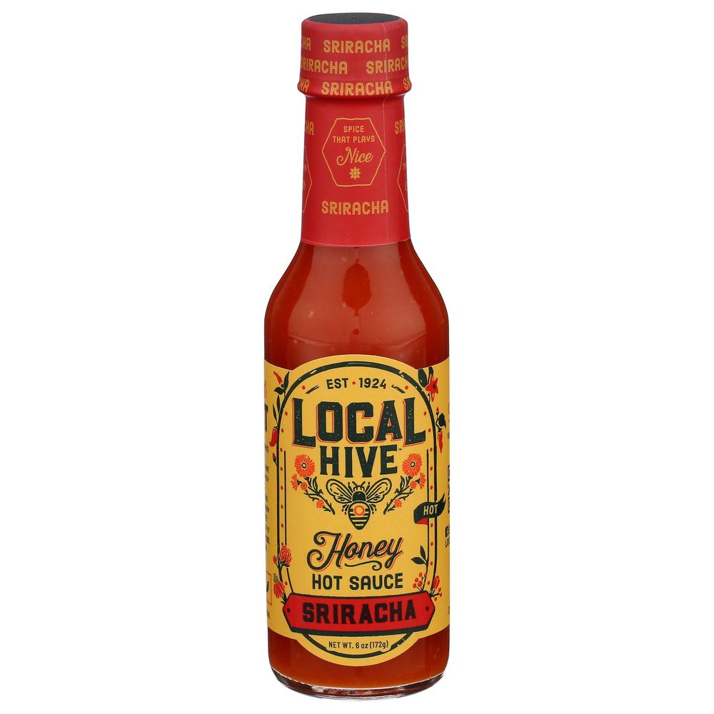 Local Hive Sriracha Honey Hot Sauce, 6 Fluid Ounce -- 12 per case