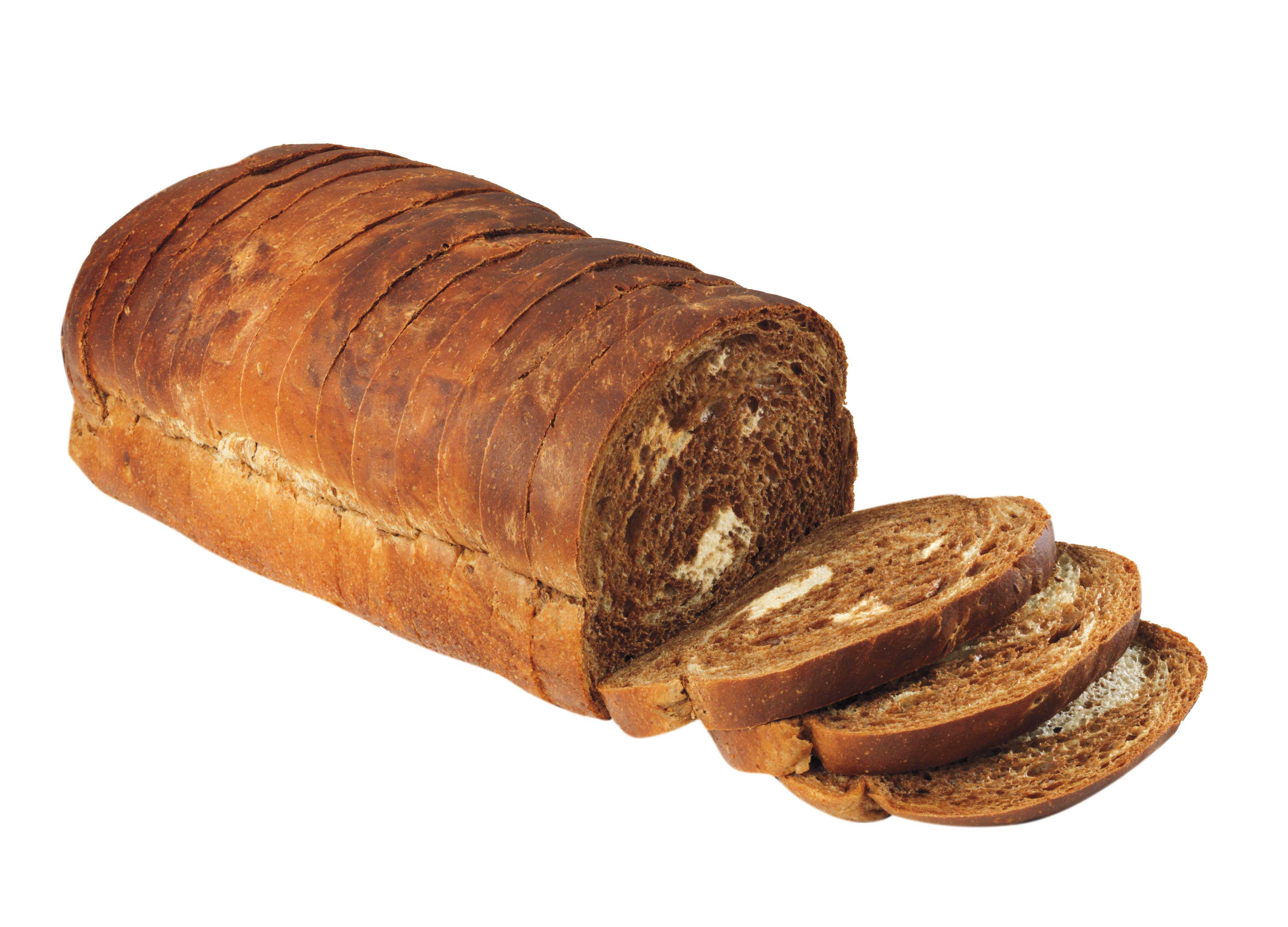 European Bakers Thick Sliced Seeded Marble Rye, 5/8 Inch -- 8 Per Case