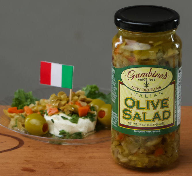 Gambino's Italian Olive Salad, 1 Gallon -- 2 Per Case