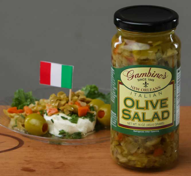 Gambino's Italian Olive Salad, 1 Gallon -- 4 Per Case
