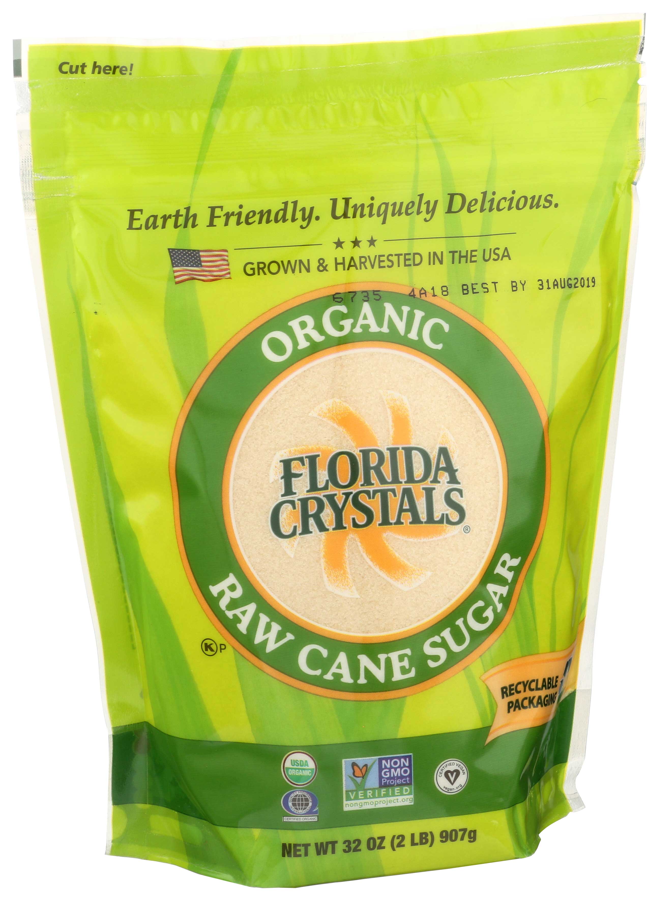 Florida Crystals Organic Raw Cane Sugar Case | FoodServiceDirect Florida Crystals Organic Raw Cane Sugar Case | FoodServiceDirect