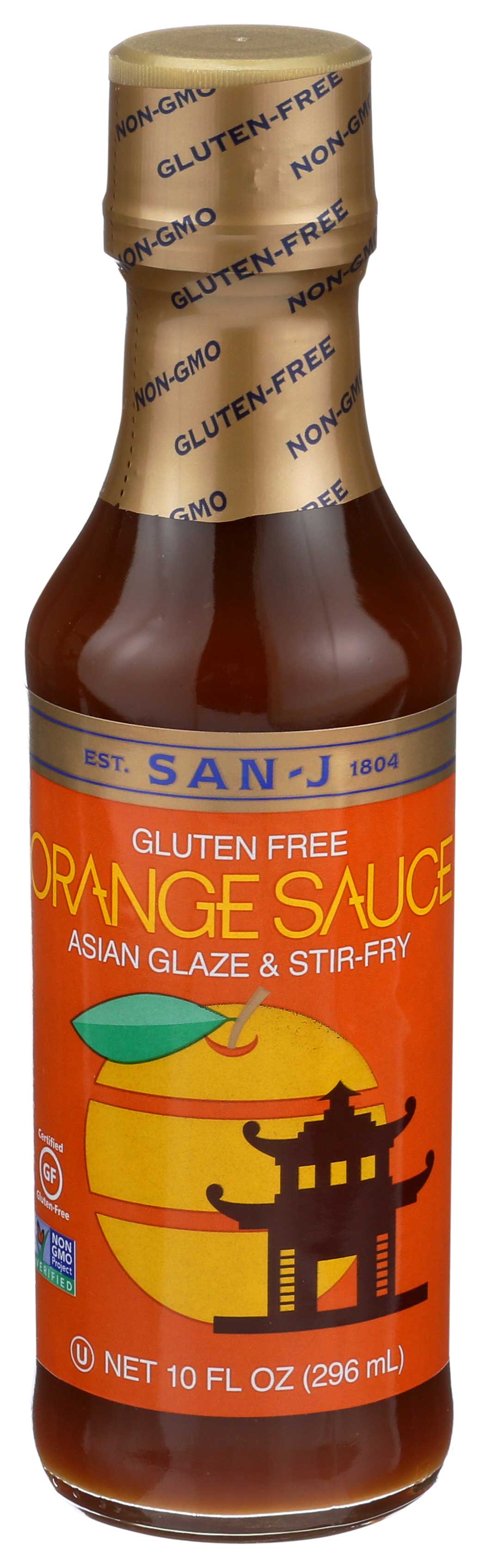San-j Orange Sauce, 10 Ounce -- 6 Per Case