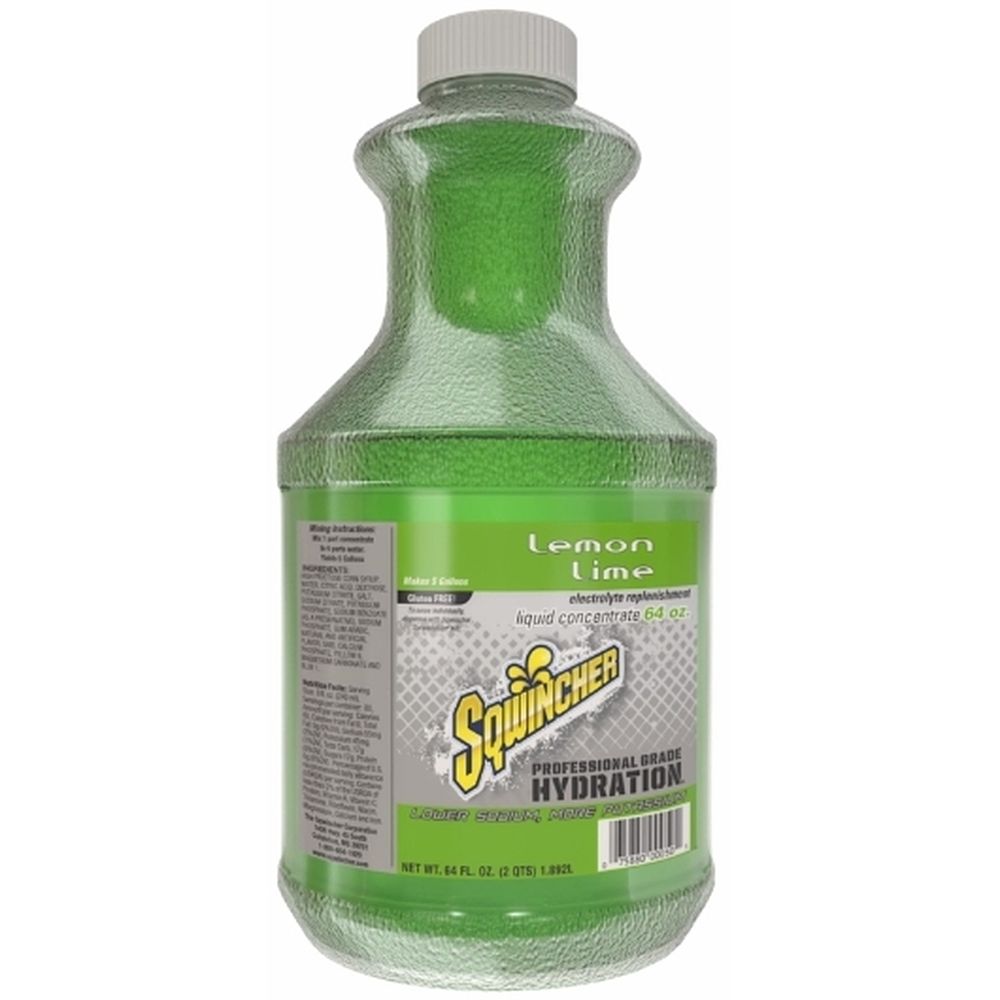 Sqwincher Lemon Lime Liquid Concentrate, 64 Fluid Ounce -- 6 Per Case
