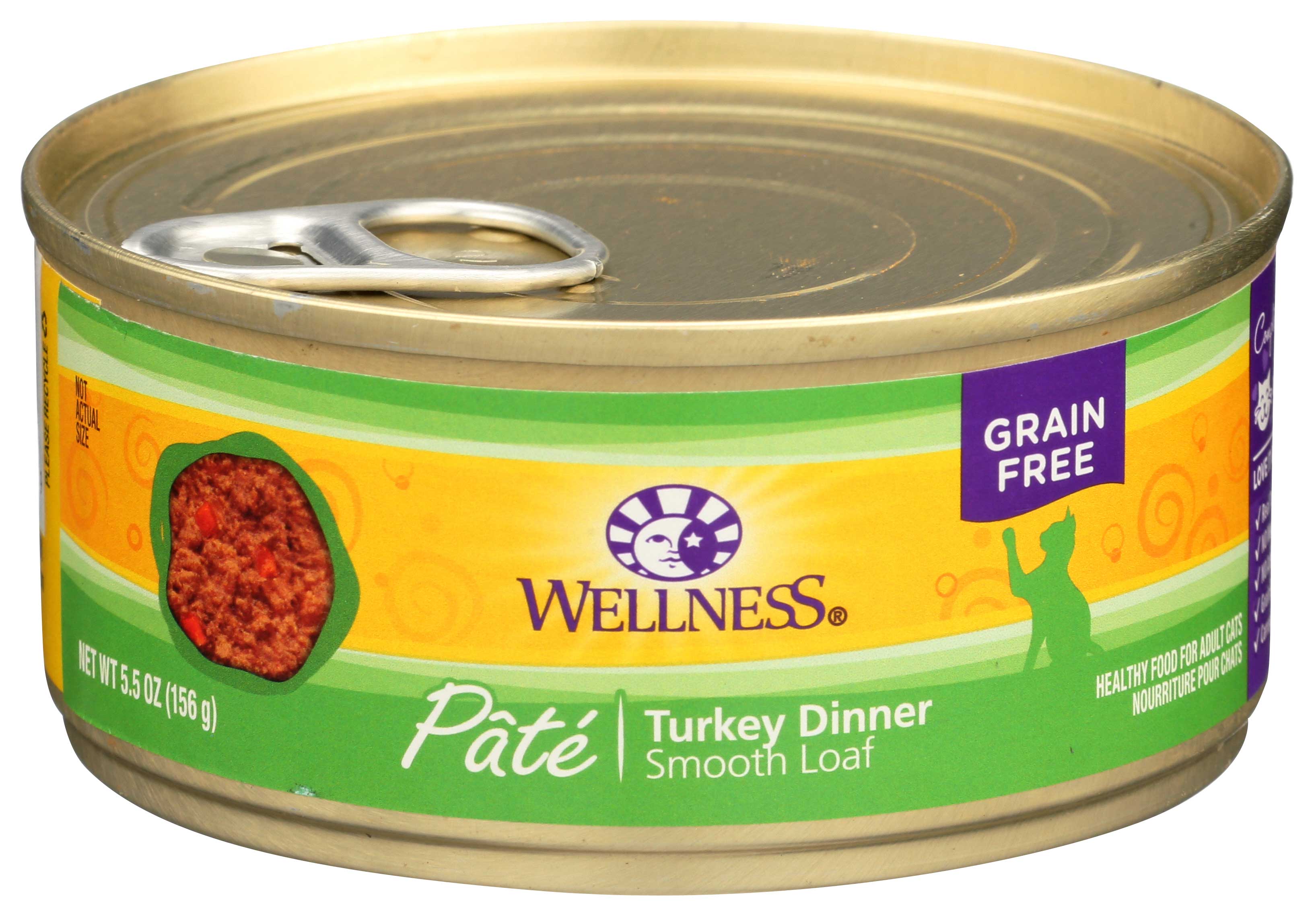Wellness Turkey Formula Canned Cat Food, 5.5 Ounce -- 24 Per Case