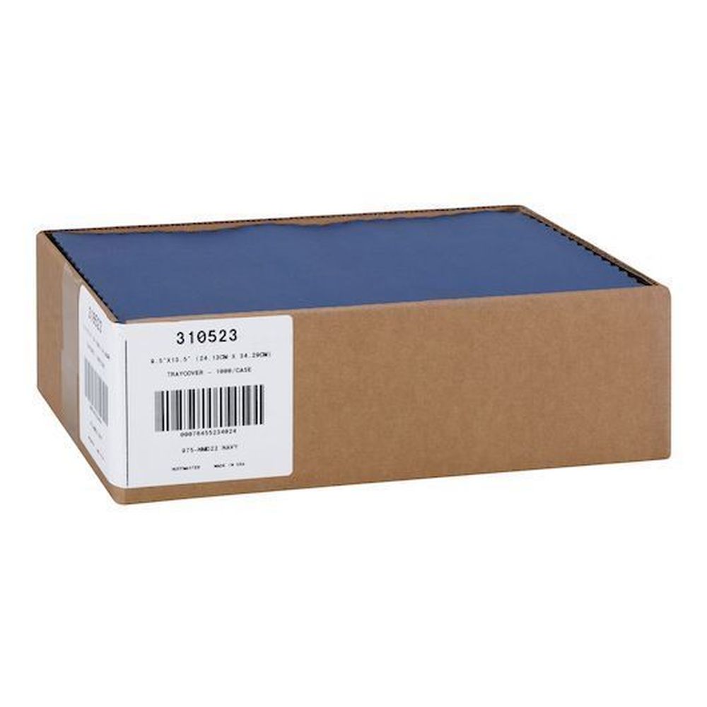 Hoffmaster 9.5 X 13.5 Inch Navy Paper Placemat, 1000 Count