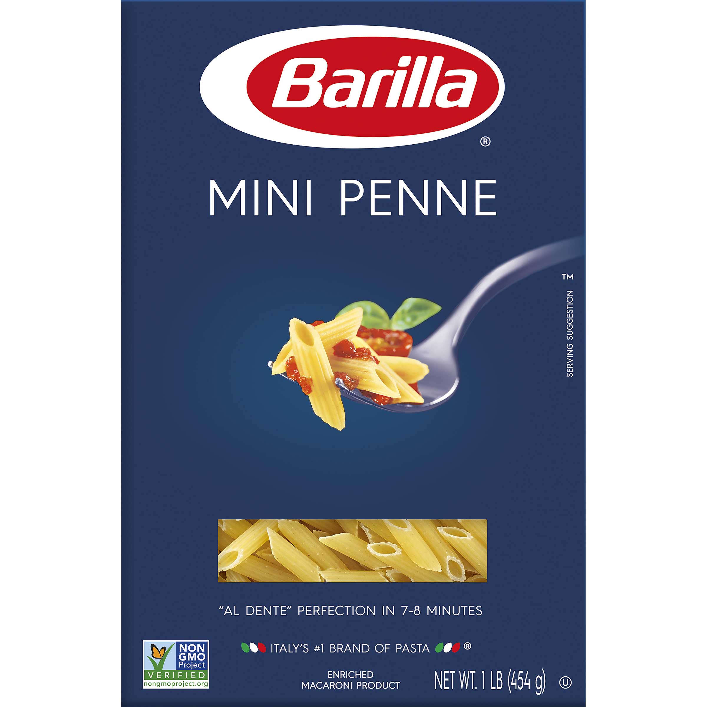 Barilla Semolina Mini Penne Pasta, 16 Ounce -- 12 Per Case