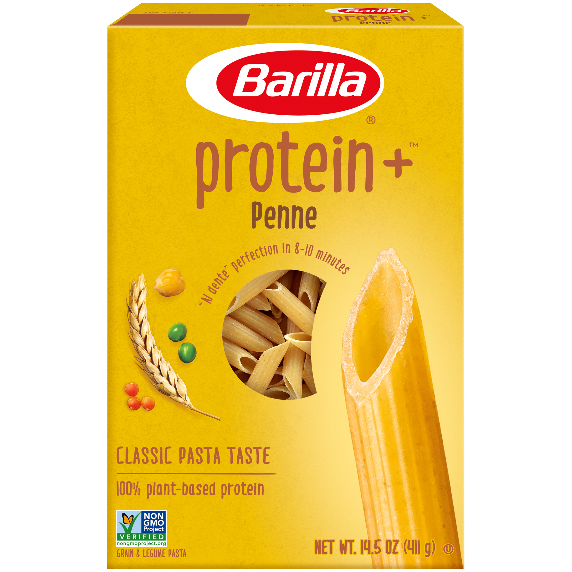Barilla Plus Penne Pasta, 14.5 Ounce -- 12 per case.