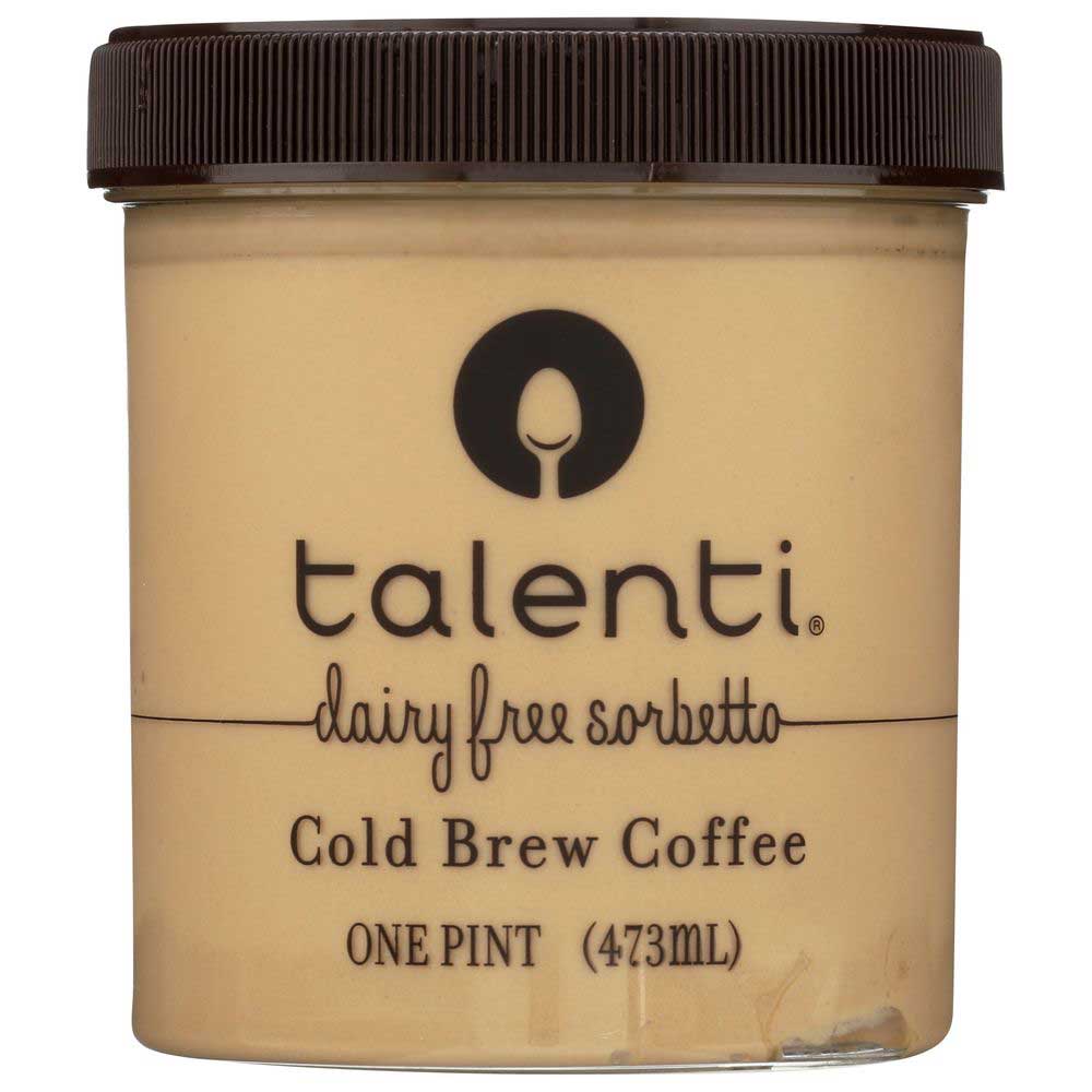 Talenti Cold Brew Coffee Dairy Free Sorbetto, 16 Fluid Ounce -- 8 Per Case