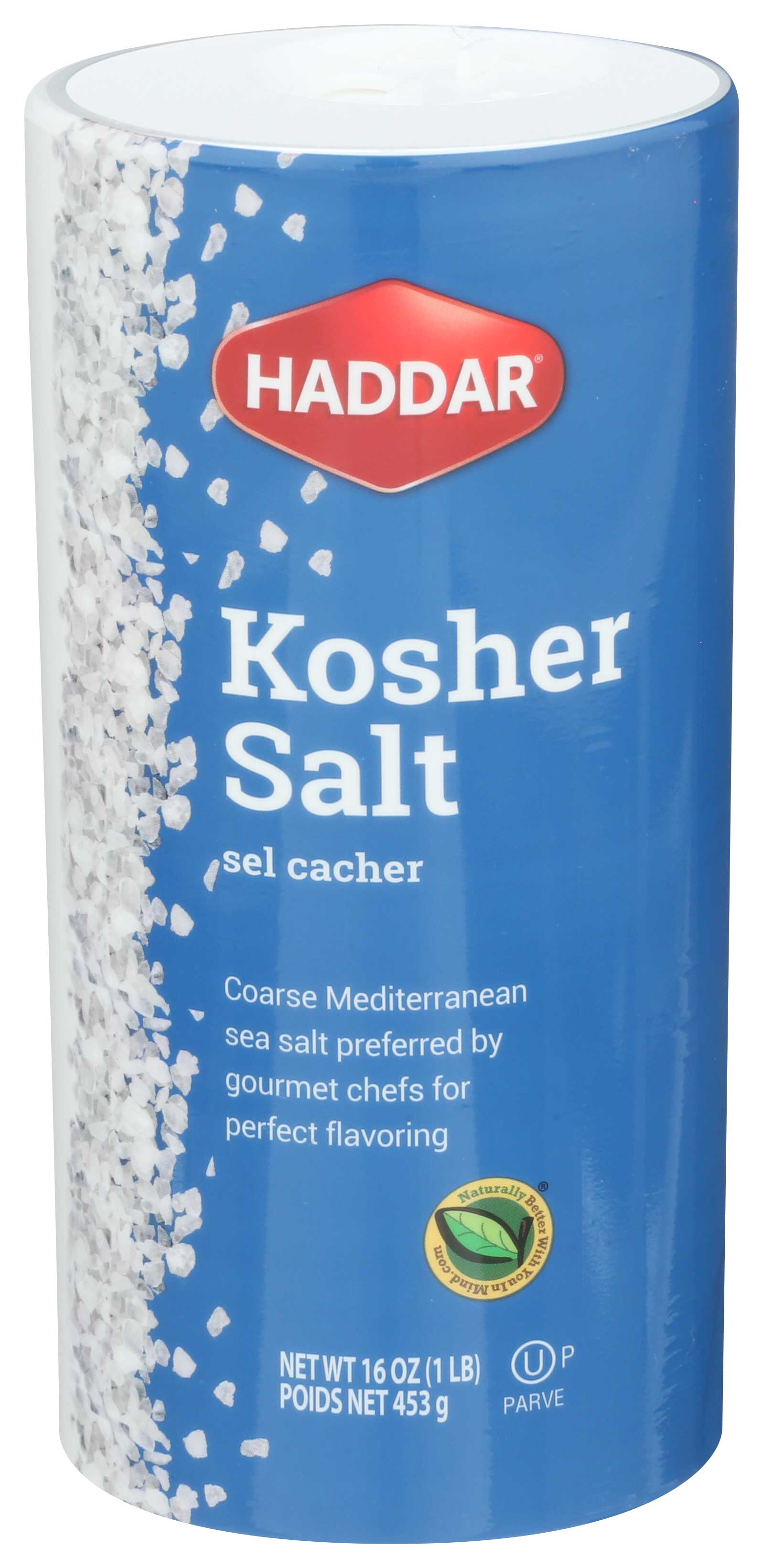 Haddar Kosher Salt, 16 Ounce -- 12 Per Case