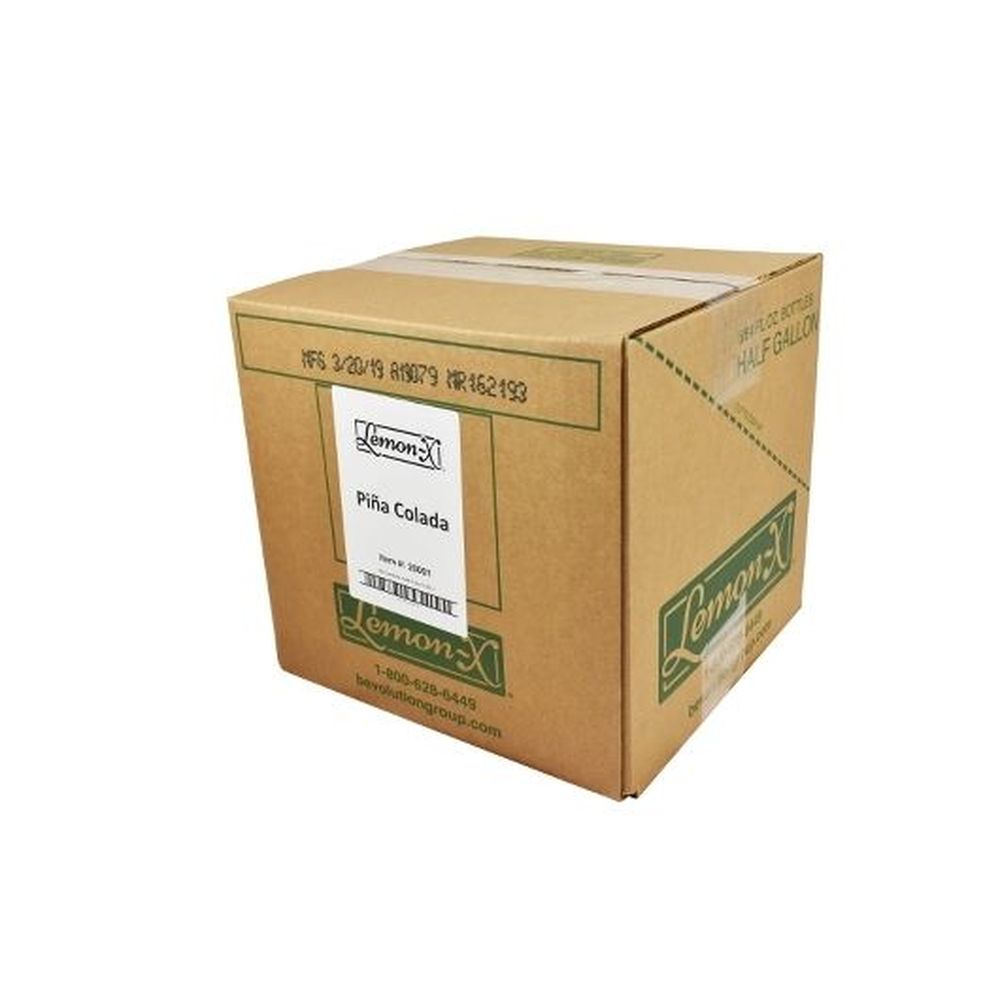 Lemon-x Pina Colada Cocktail Mixer, 0.5 Gallon -- 6 Per Case
