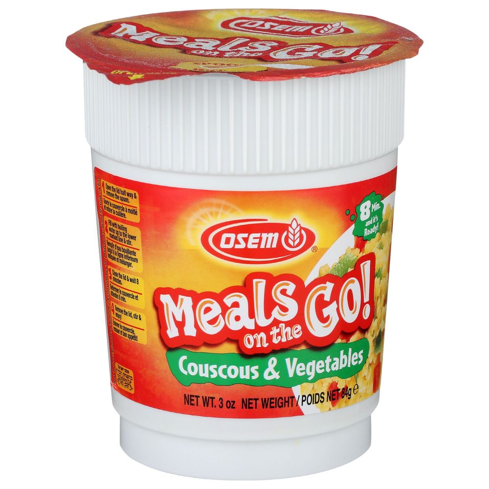 Osem Meals On The Go Couscous And Vegetables, 3 Ounce -- 12 Per Case