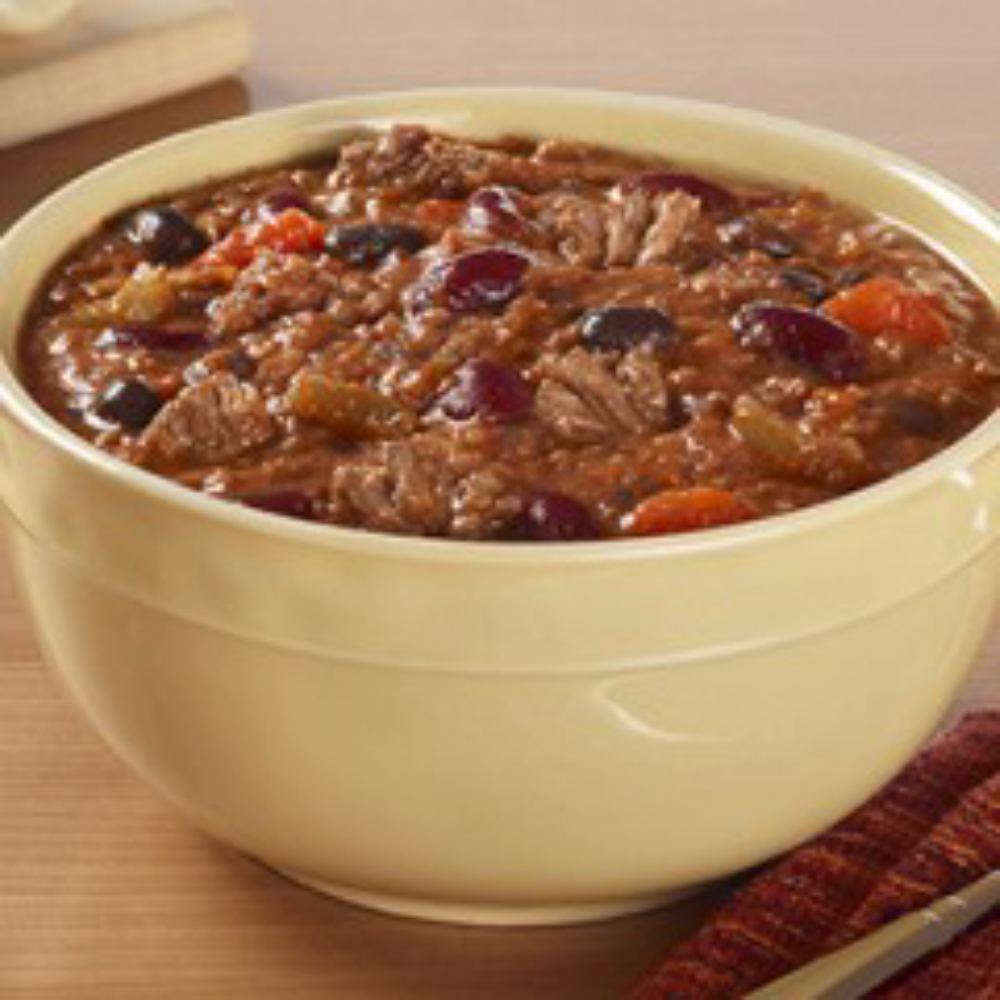 Blount Seafood Uncle Teddys Chunky Beef Chili Soup With Beans, 4 Pound -- 4 Per Case