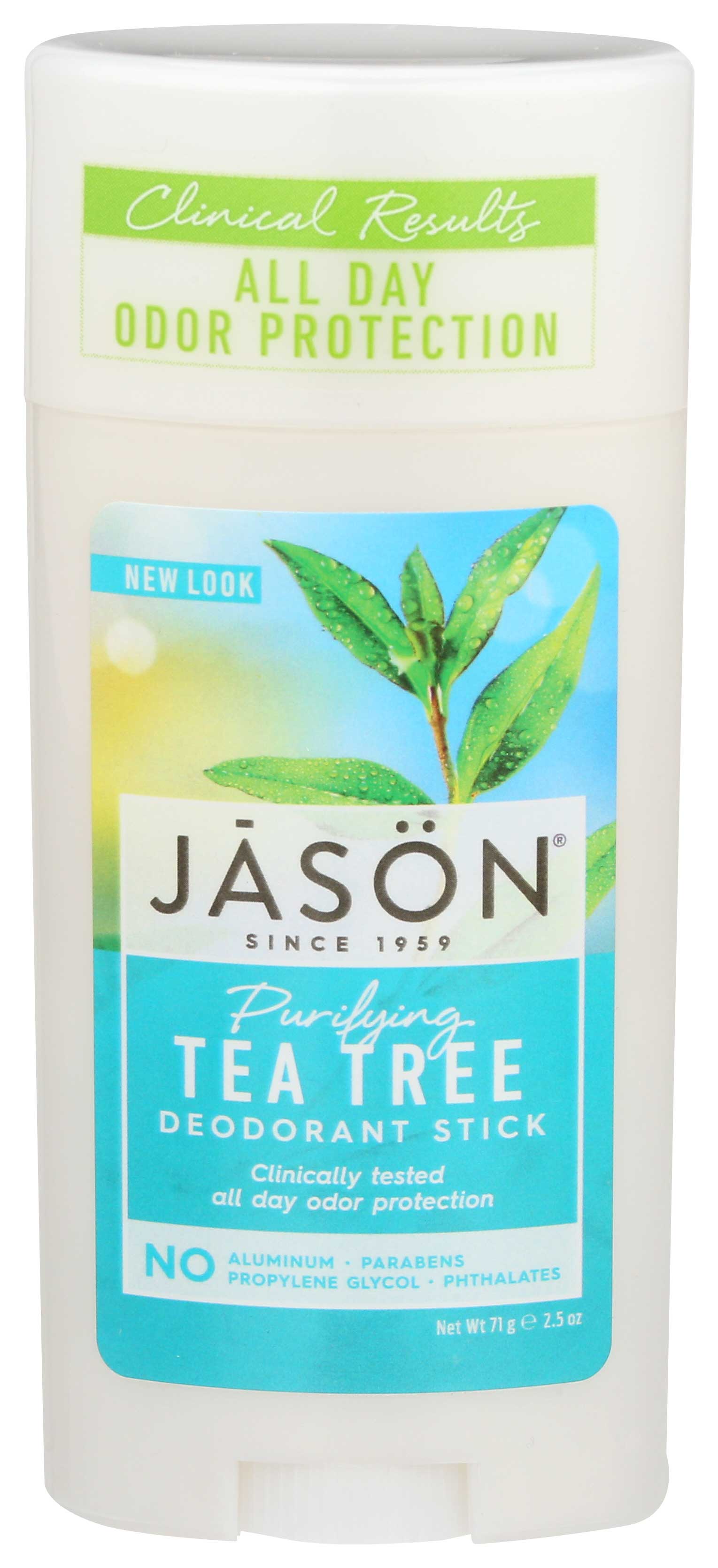 Desodorante En Barra Con Aceite Purificante De Árbol De Té Jason, 2.5 Onzas