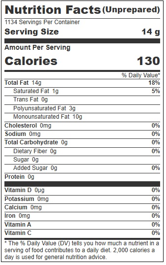 Proformance Canola Oil Blend With Antifoam, 35 Pound