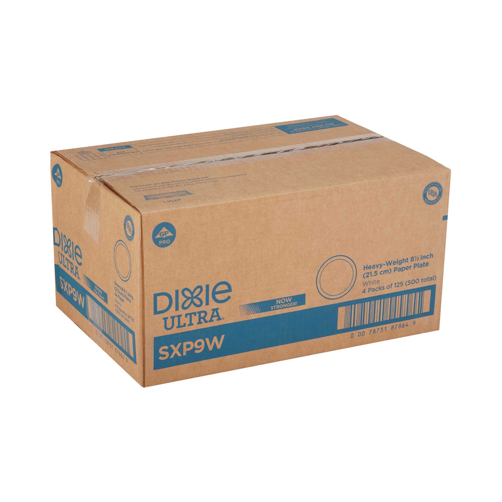Dixie Ultra White Heavy Weight Plate Case | FoodServiceDirect