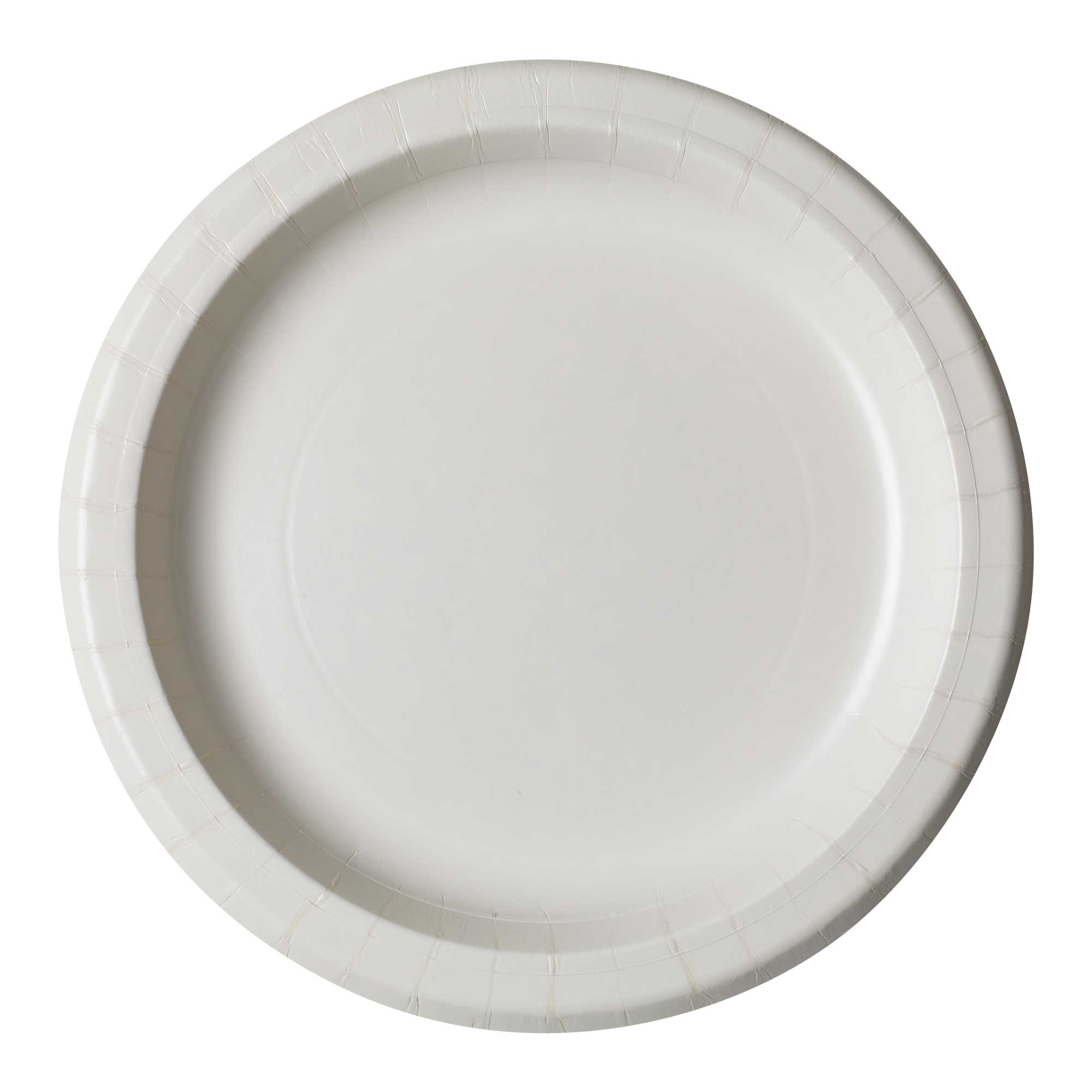 White paper plates cheap