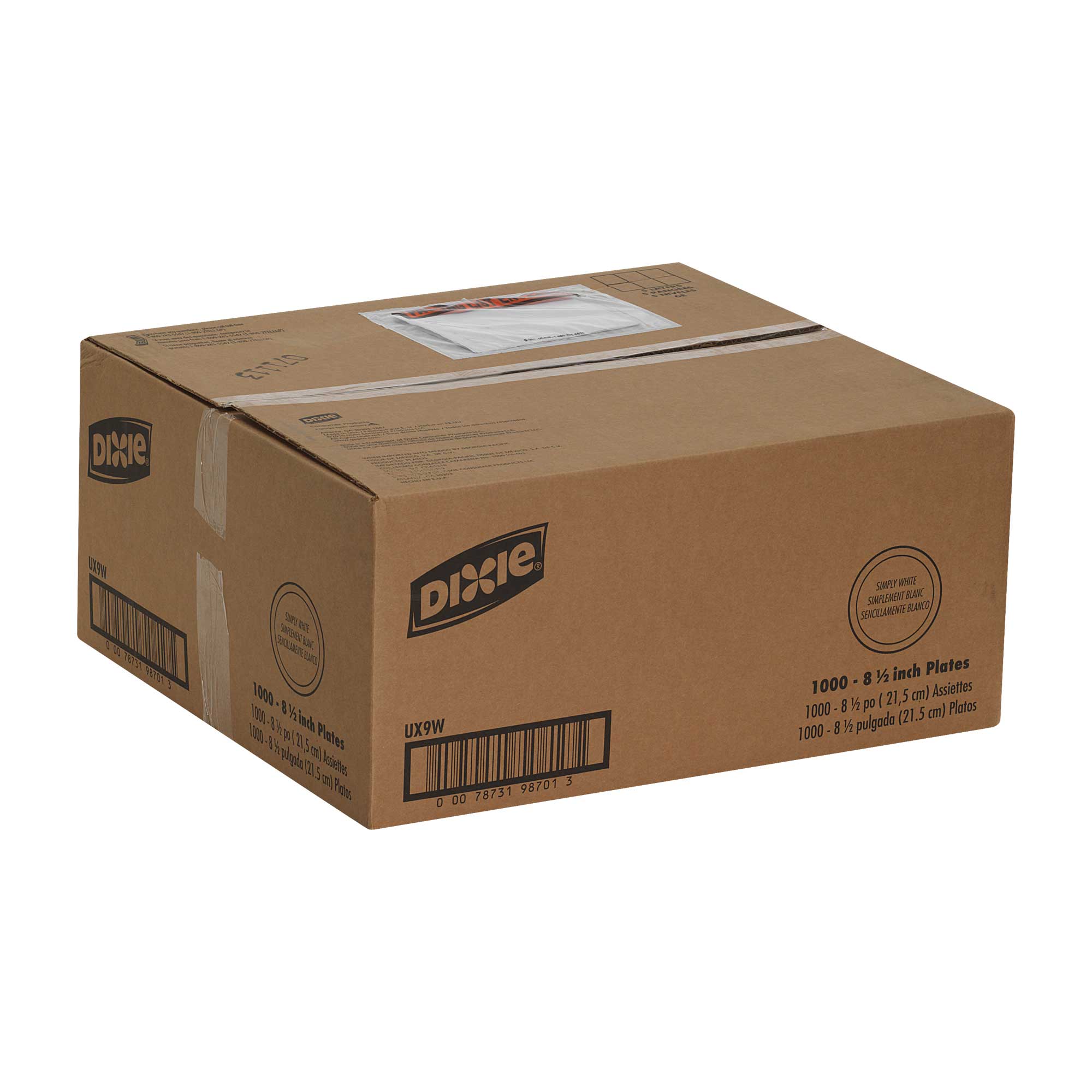 期間限定キャンペーン Weight Medium inch 8.5 Plates Paper White Dixie -- per 1000 その他 加工食品