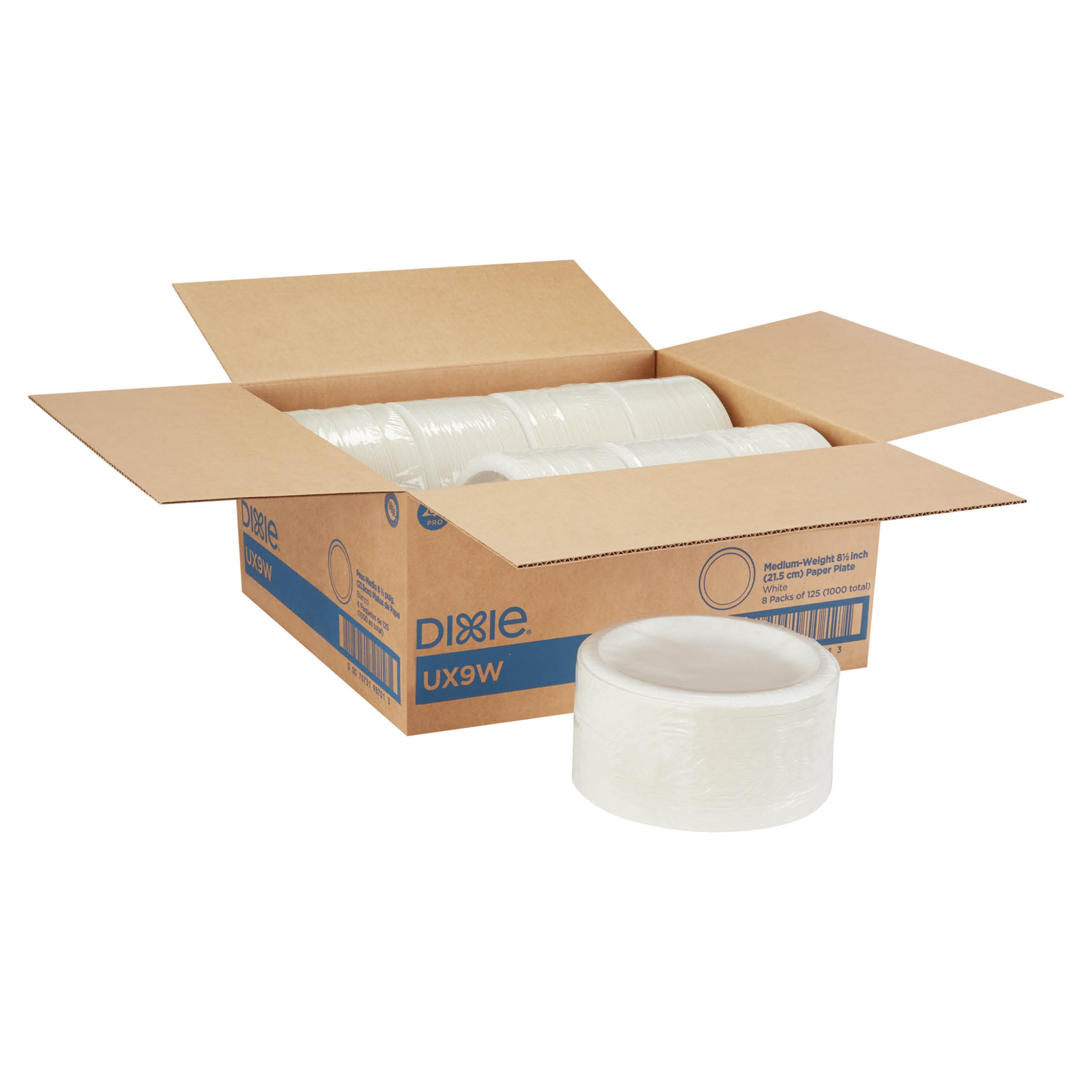 最高品質の White Dixie Paper per 1000 -- Weight Medium inch 8.5 Plates その他 加工食品