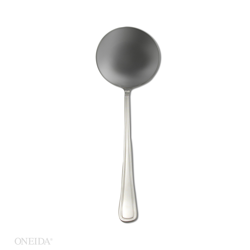 Oneida New Rim 18/10 Stainless Steel Mirror Finish Soup Ladle, 2 Ounce -- 12 Per Case