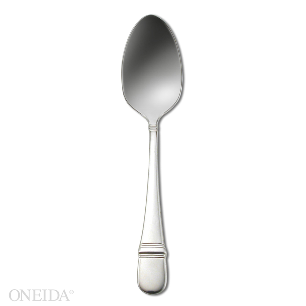 Oneida Europa 4-star Dessert Soup Spoon, Oval Bowl, Astragal Stainless Steel Pattern -- 12 Per Case