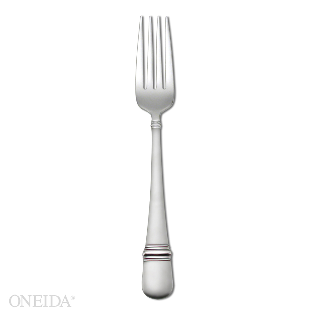 Oneida Satin Astragal 18/10 Stainless Steel European Size Table Fork, 8 Inch -- 12 Per Case