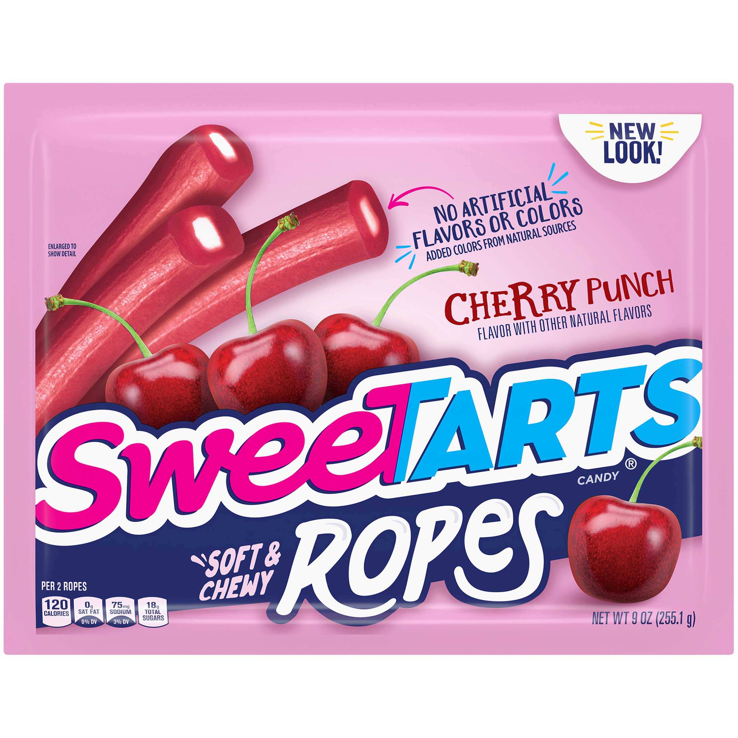 Sweetart Cherry Punch Rope Candy - Laydown Bag, 9 Ounce, 12 per Case