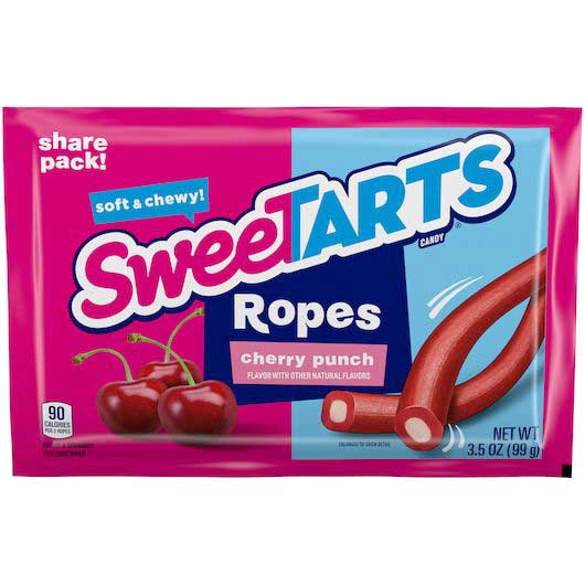 candy☆ Sweetarts Cherry Punch Soft and Chewy Ropes Candy, 3.5 Ounce