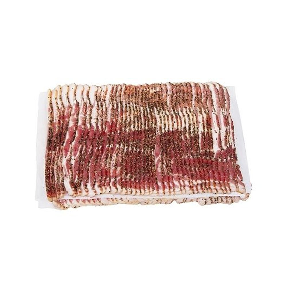 Dailys 3/16 Hardwood Smoked Pepper Gas Flushed Hardwood Layer Bacon , 15 Pound