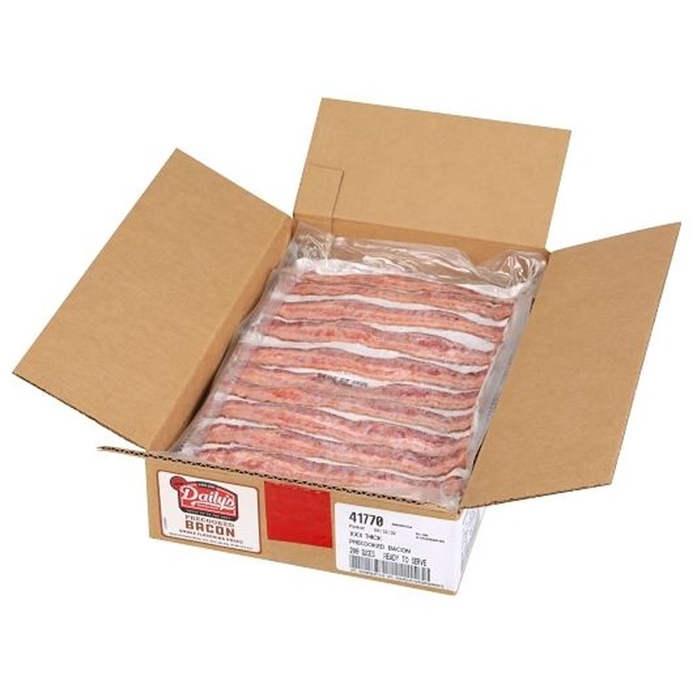 Daily's Xxx-thick Ready-to-serve Layout Precooked Bacon, 200 Count