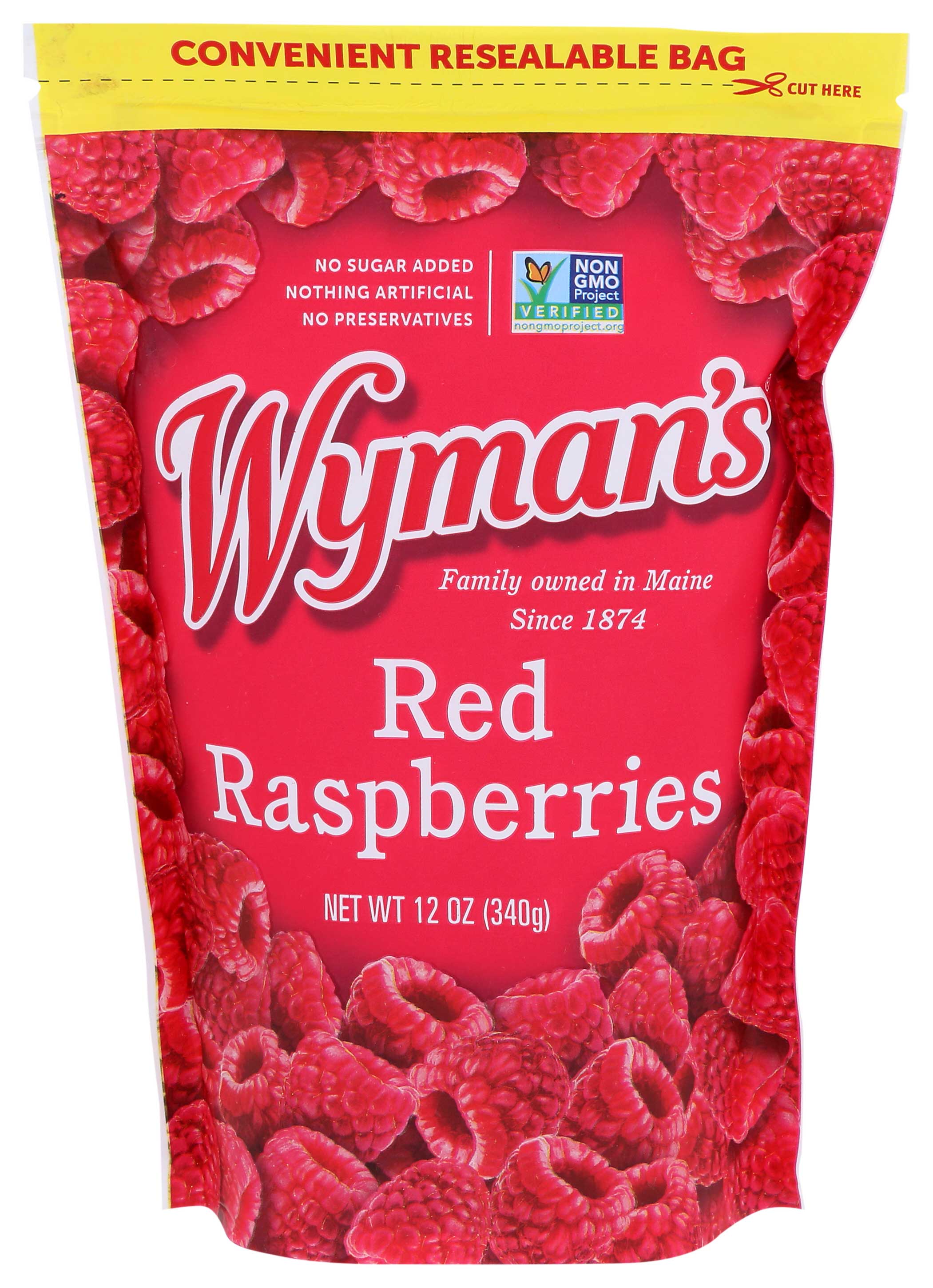 Wyman's Red Raspberry, 12 Ounce -- 12 Per Case