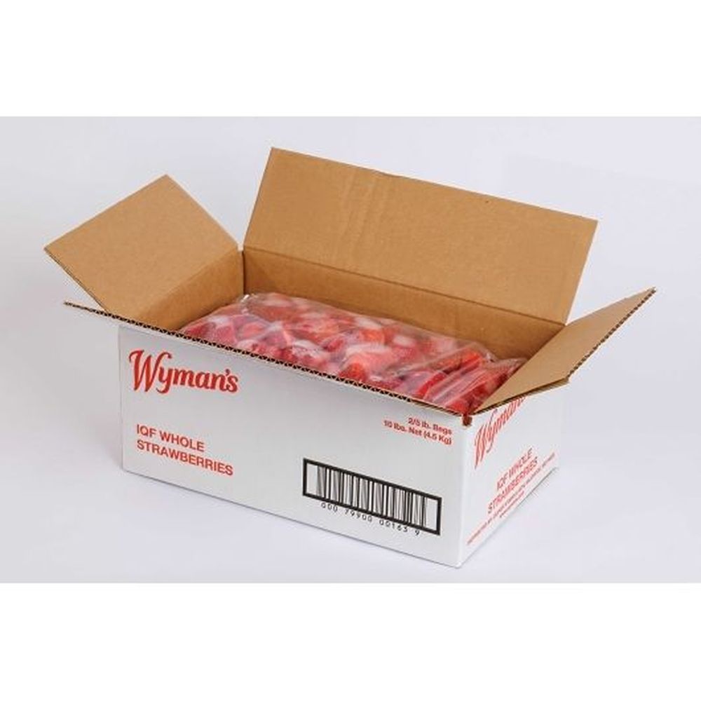 Wyman's Iqf Whole Strawberries, 10 Pound