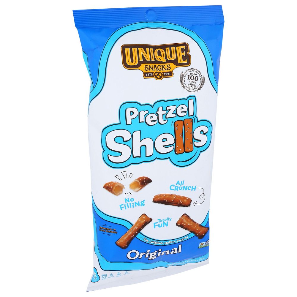 Unique Original Pretzel Shells, 10 Ounce -- 12 Per Case