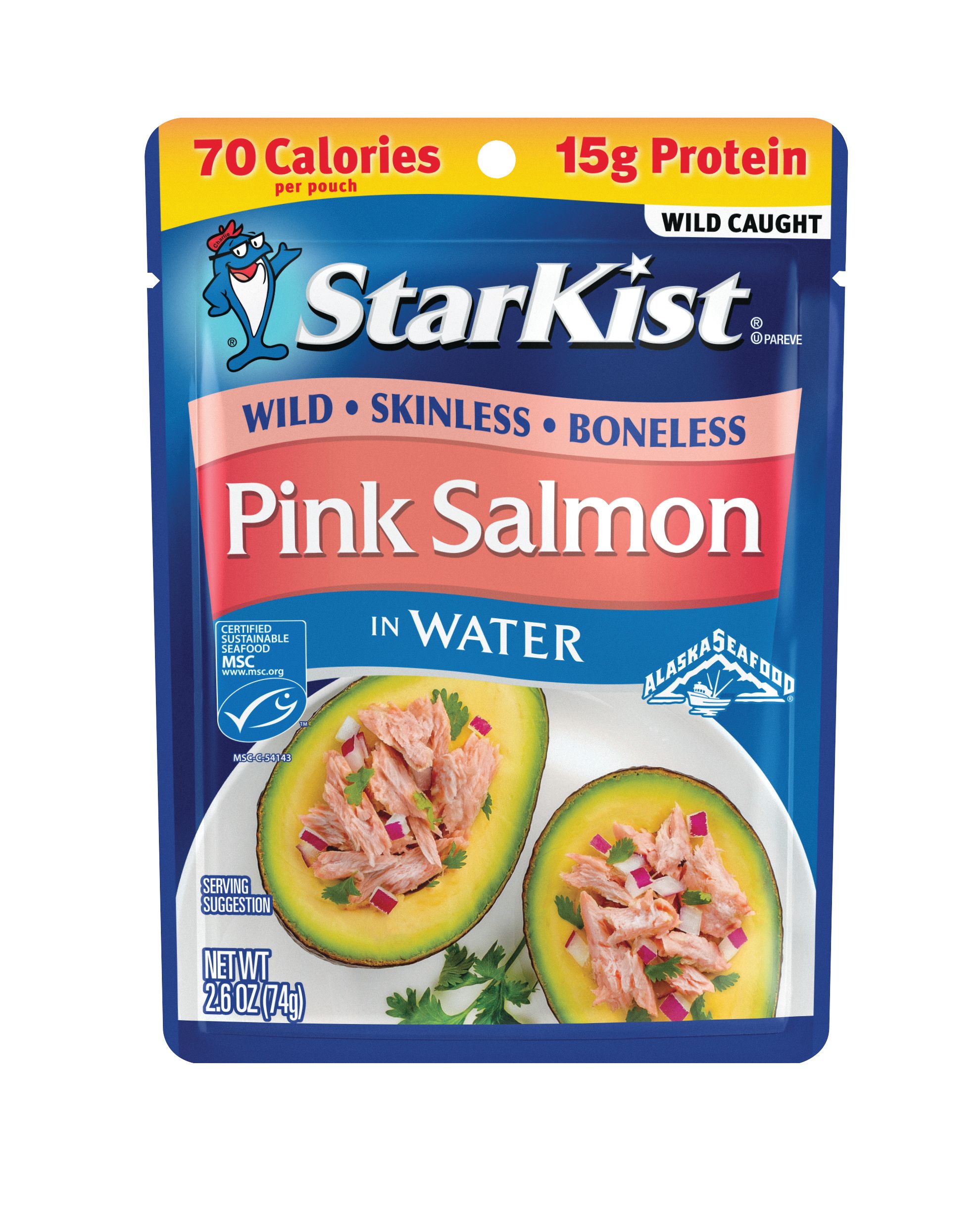 StarKist Skinless Boneless Pink Salmon In Water, 2.6 Ounce -- 12 per case.