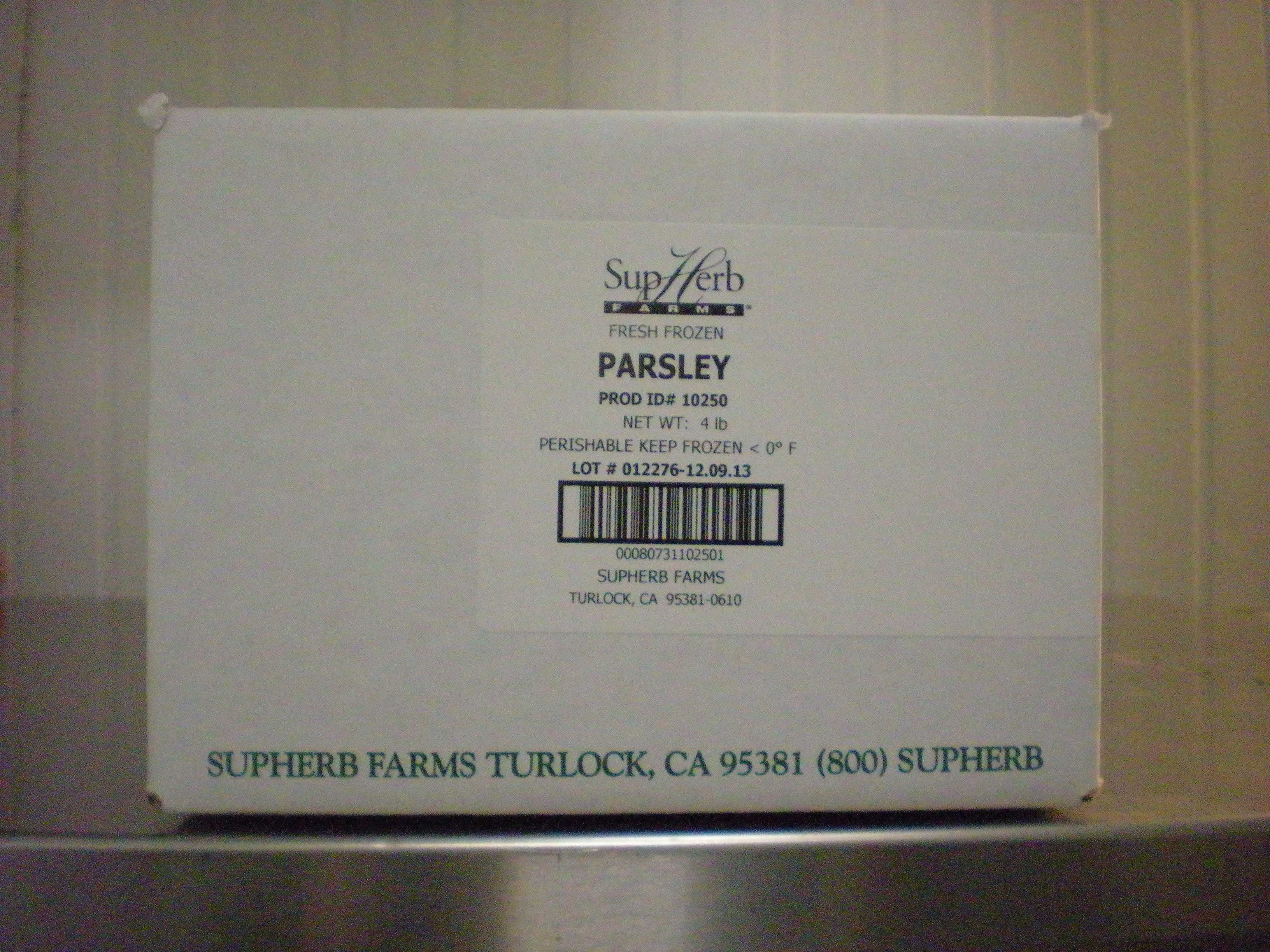 Supherb Farms Parsley, 4 Pound